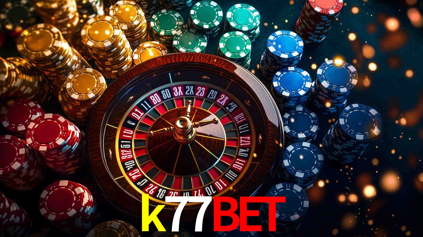 k77bet Logo - Bônus com Rollover Justo